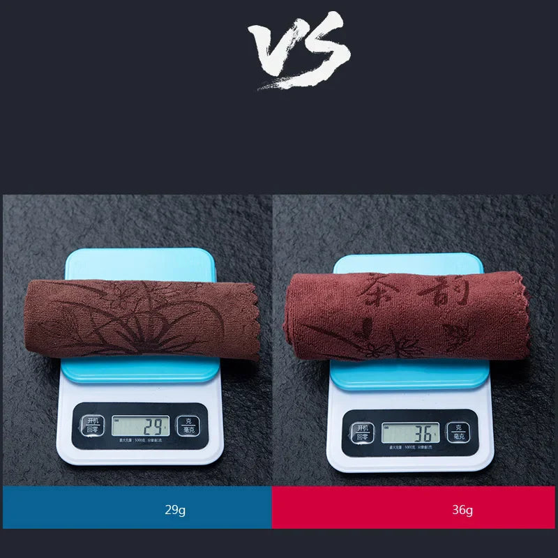 Afralia™ No Trace Tea Set Pad Ultra Soft Absorbent Cotton Rag Dish Cloth