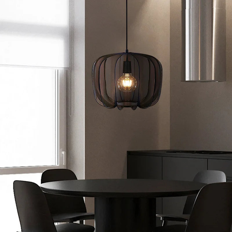 Afralia™ Modern Fabric Pendant Chandelier for Dining Room, Living Room, Kitchen, Staircase