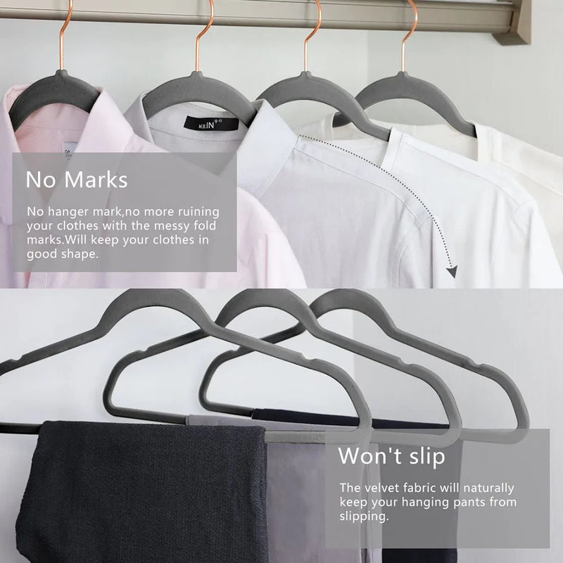 Afralia™ 45CM Flocking Hanger: Non-Slip Velvet Trousers Rack for Clothing Store