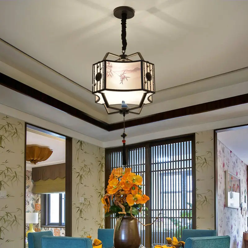 Afralia™ Zen Living Study Lamp Tea Room Pendant Light