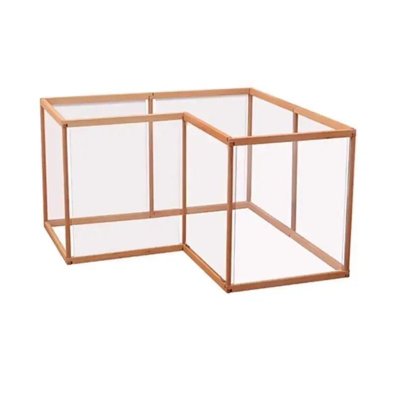 Afralia™ Pet Pen Dog Cage with Fence and Isolation Gate for Small to Medium Dogs