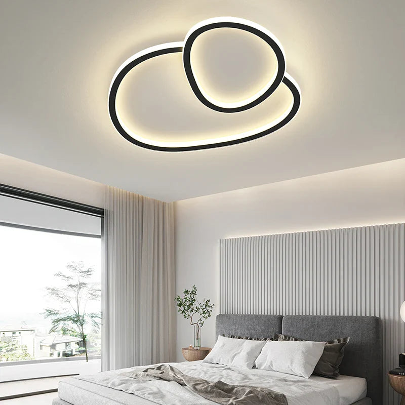 Afralia™ Modern LED Chandelier Lighting Package for Living Room - 2024 Collection