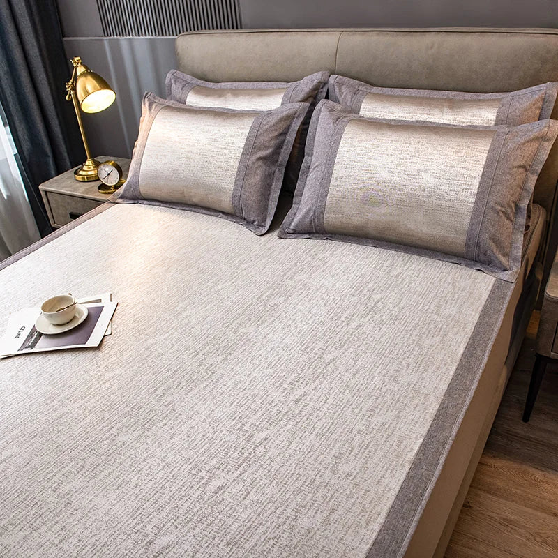 Afralia™ Silky Summer Bed Set - Luxury Cooling Mattress Covers & Pillowcases