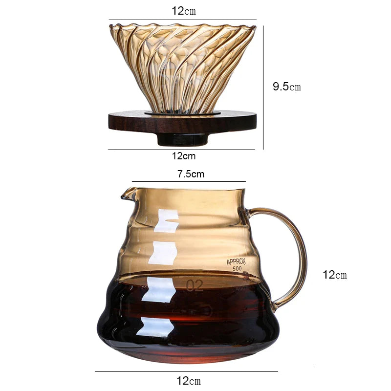 Afralia™ Glass Percolator Coffee Pot with Reusable Filter - Coffee Supplies