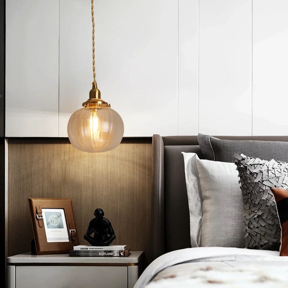 Afralia™ Glass Pendant Chandelier: Modern Nordic Ceiling Light for Dining Room, Kitchen Island, and Home Decor