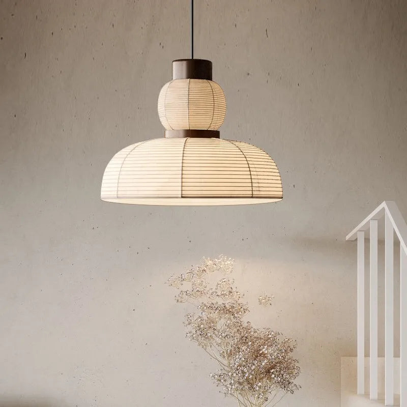 Afralia™ Wabi Sabi Style LED Pendant Light - Minimalist Hanging Fixture