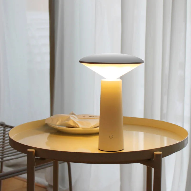 Afralia™ Rechargeable LED Table Lamp Dimmable Indoor Reading Light