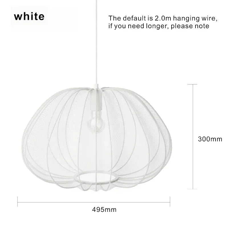 Scandinavian Silk Balloon Chandelier by Afralia™ - Home Decor Lighting Fixture