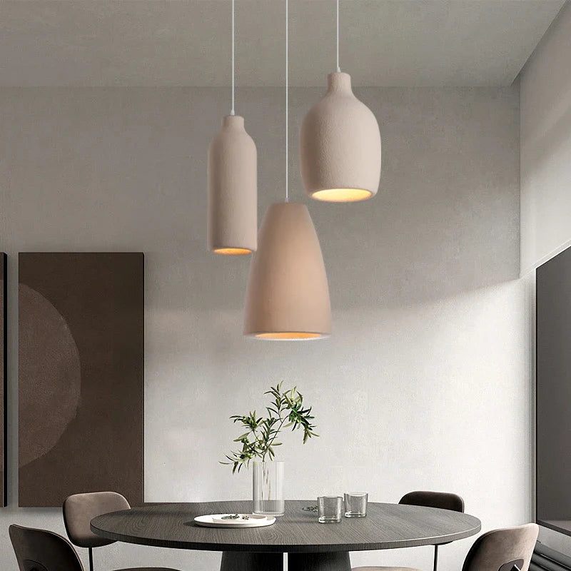 Afralia™ Nordic Minimalist Wabi Sabi LED Chandelier for Restaurant and Bar Decor