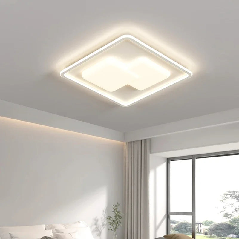 Afralia™ Nordic Minimalism Smart LED Ceiling Light for Modern Home Decor