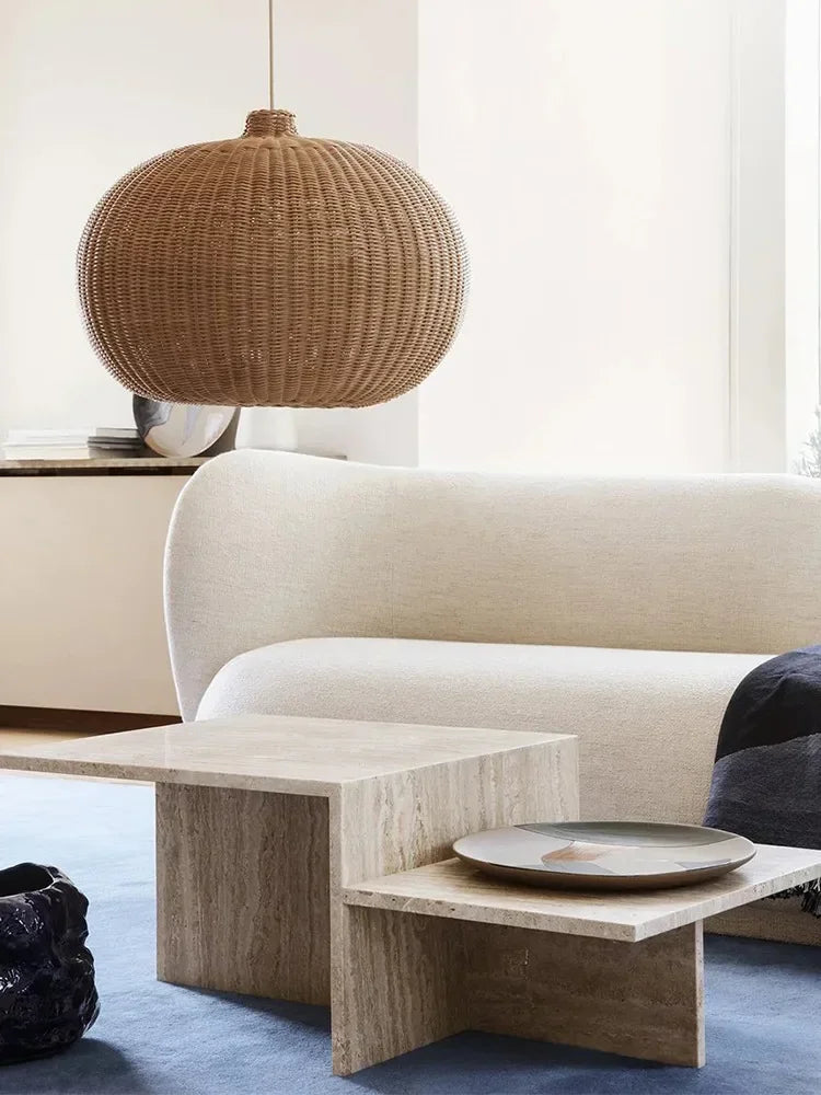 Afralia™ Rattan Pendant Light: Handmade Chinese Style Wicker Lamp for Dining Room & Cafe