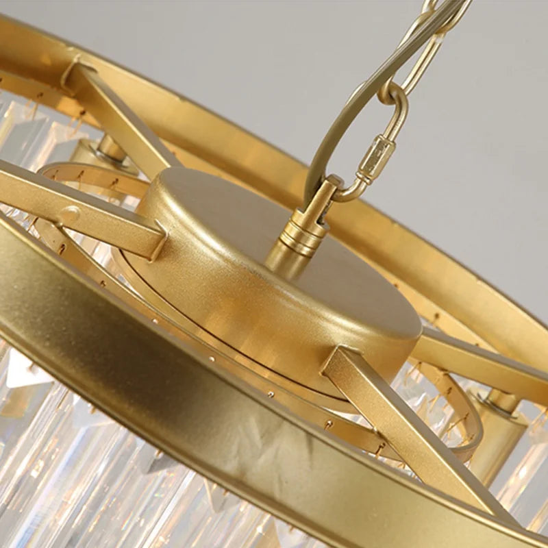 Afralia™ Luxury Crystal Chandelier: Modern Ceiling Pendant Light for Home Decor & Restaurant