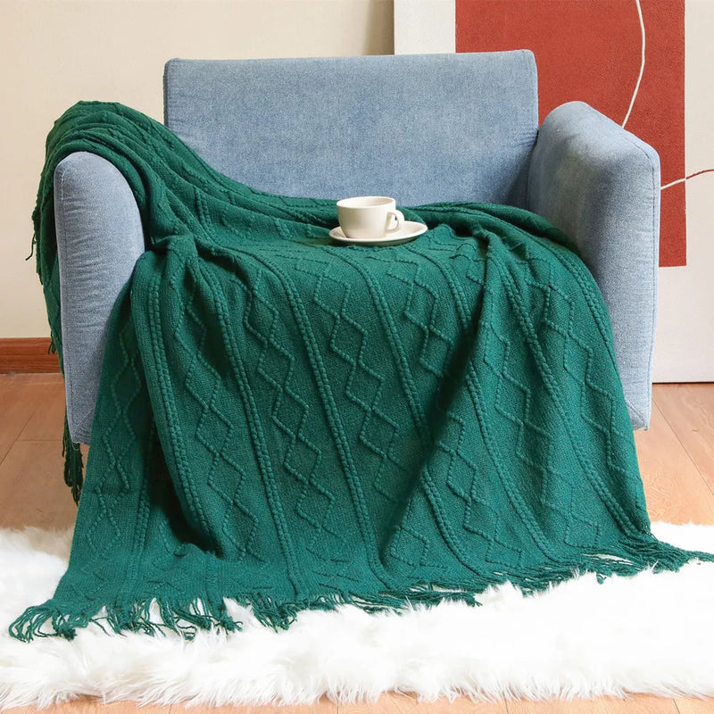 Afralia™ Cozy Knit Throw Blanket