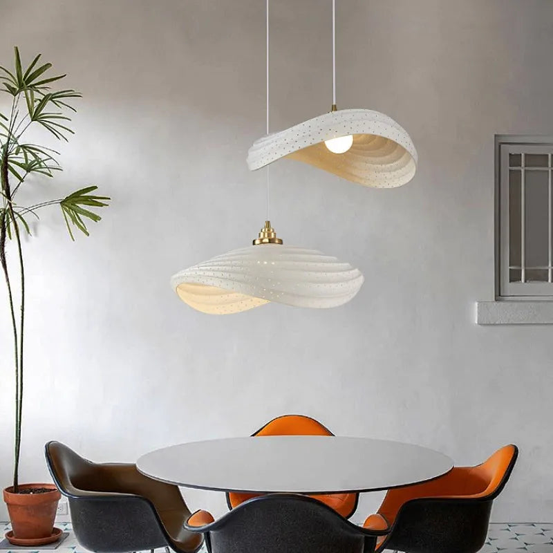 Afralia™ Nordic Minimalist Resin LED Pendant Light for Dining Room and Bar