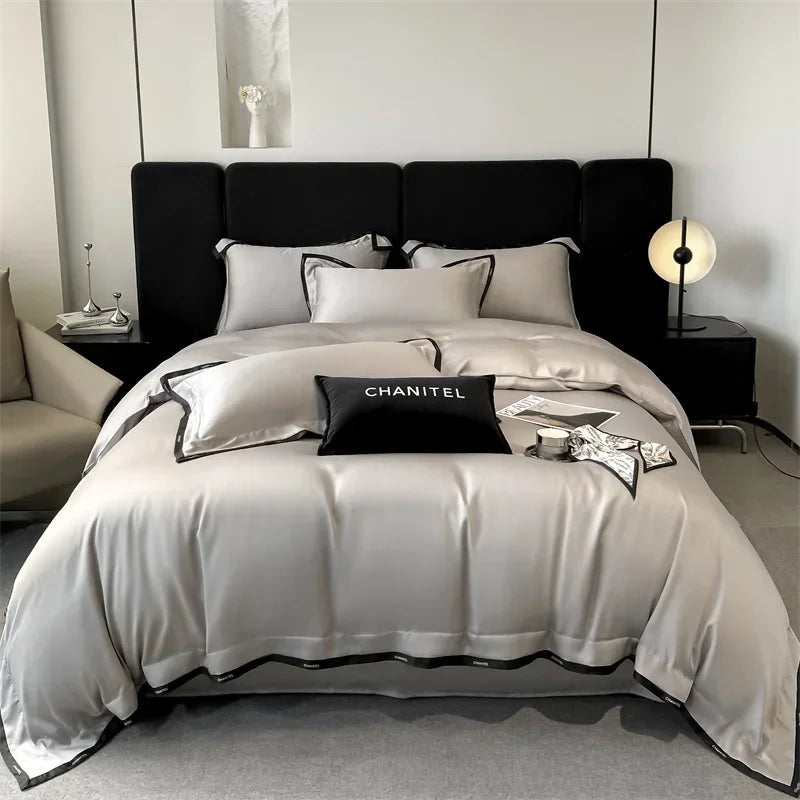 Afralia™ Svetanya 60S Lyocell Bed Linens Set - Twin Queen King Size