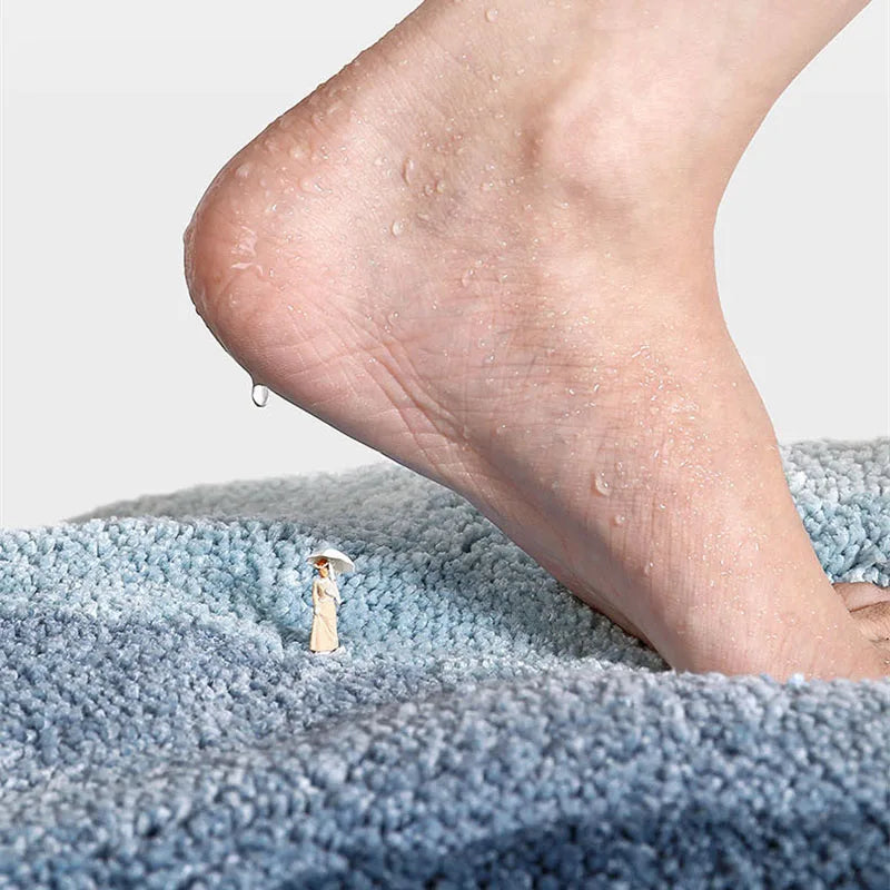Afralia™ Soft Bathroom Rug Entry Mat with Superior Absorbency & Non-Slip Design