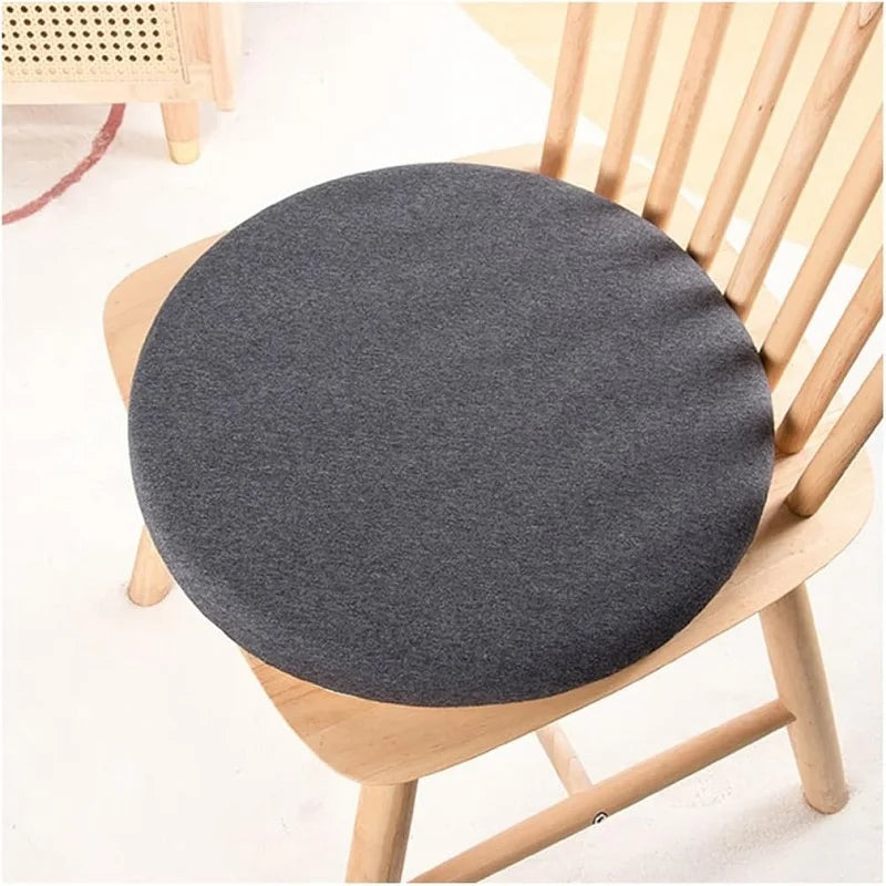 Afralia™ Memory Foam Round Chair Cushion: Non Slip, Breathable, Removable Seat Pad