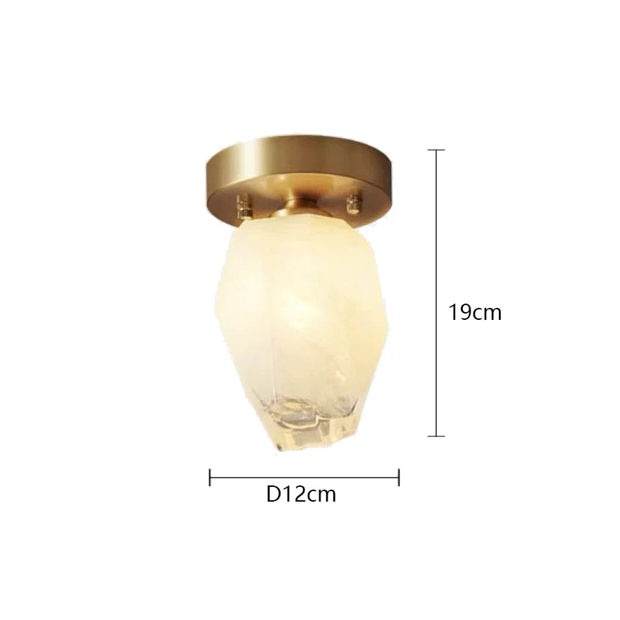 Afralia™ Luxury Glass Pendant Lights for Dining Table - LED Nordic Style Lighting