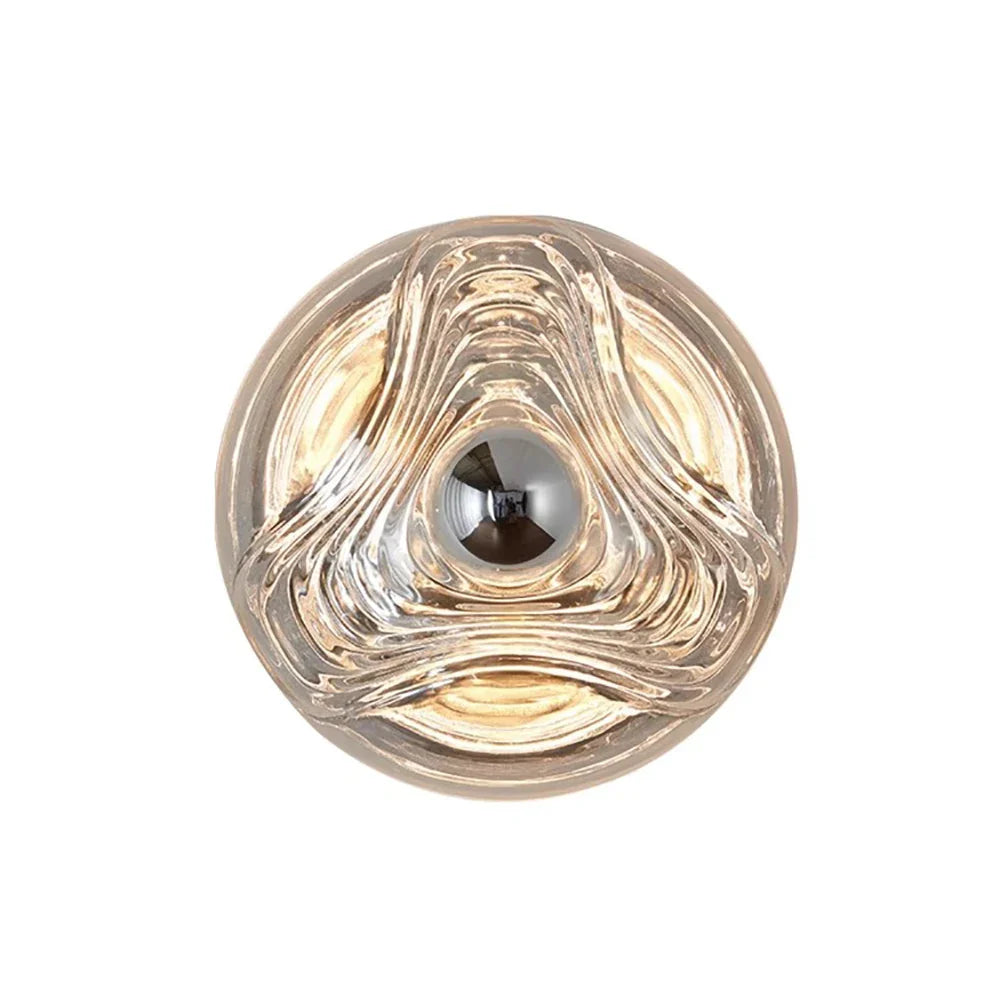 Afralia™ Designer Glass Wall Lamp Luxury Minimalist Wall Lights