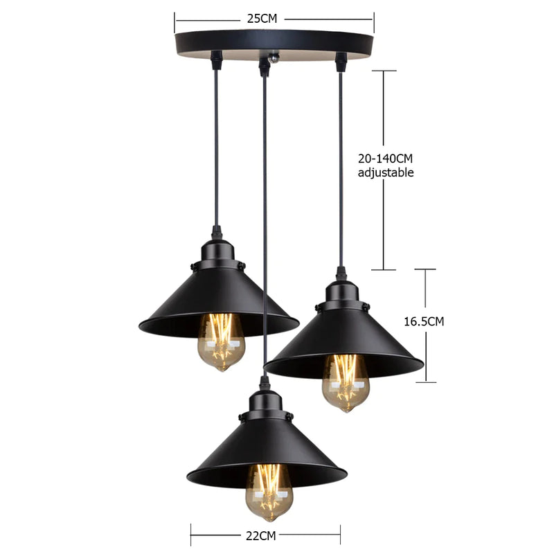 Afralia™ Antique Brass Kitchen Pendant Light | Hanging Ceiling Fixture for Dining Room