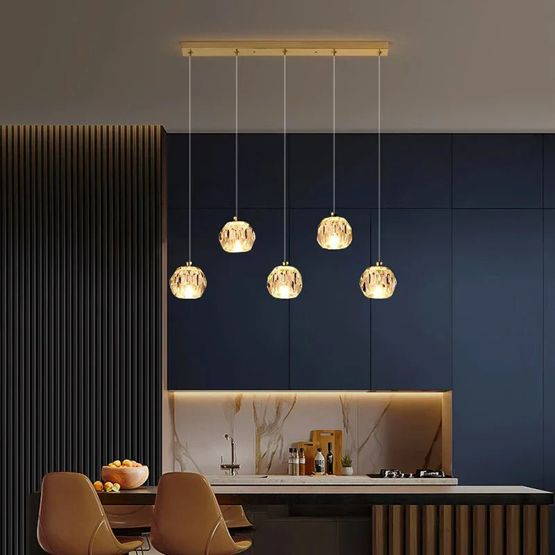 Afralia™ Modern Smart LED Chandelier for Bedroom - Interior Lighting Fixture