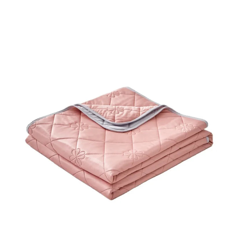 Afralia™ Cool Summer Blanket: Lightweight Soft Ice Cooling Comforter for Hot Sleepers