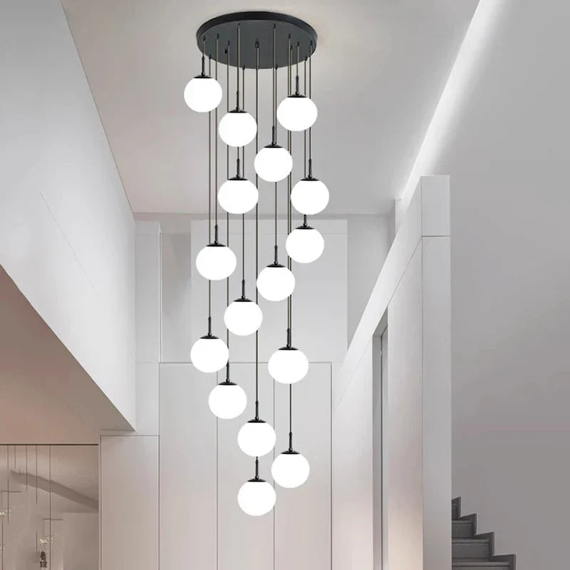 Afralia™ Modern Pendant Light: Indoor LED Chandelier for Dining Room & Home Decor