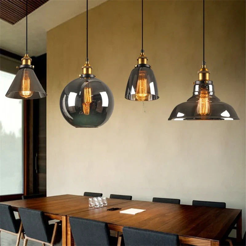 Afralia™ Glass Ball Pendant Lights for Modern Dining Room, Kitchen, and Living Room