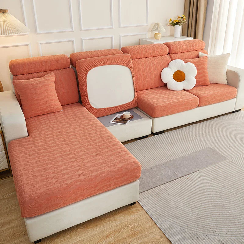 Afralia™ Jacquard Sofa Seat Cover Furniture Protector Stretch Washable Slipcovers