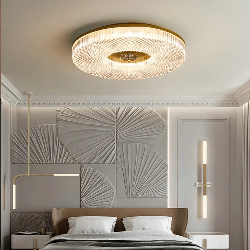 Afralia™ Water Wave Ceiling Lamp for Bedroom Living Dining Room Decor
