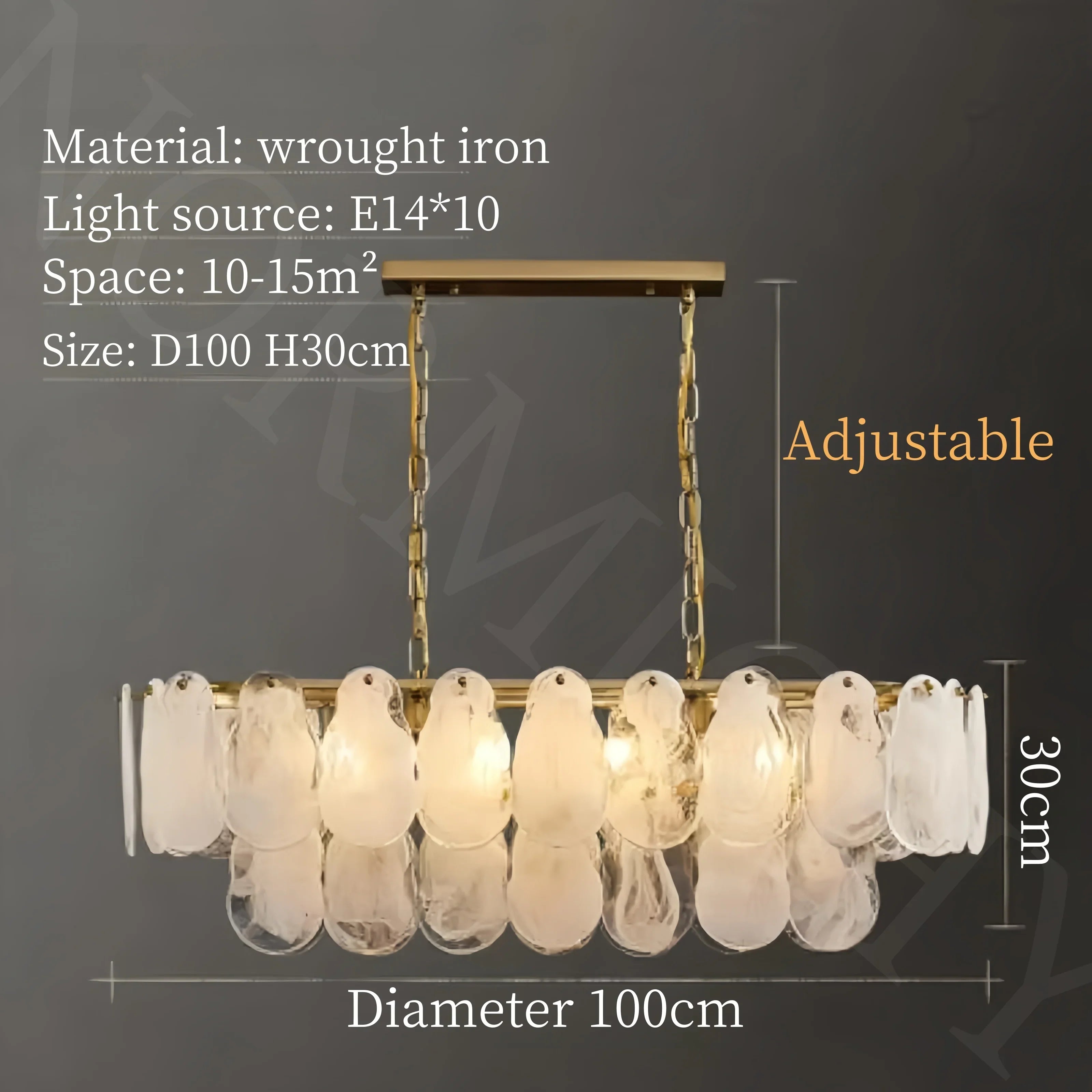 Afralia™ Cloud Glass Chandelier: Luxe French Retro Lighting for Living Room, Bedroom & Restaurant