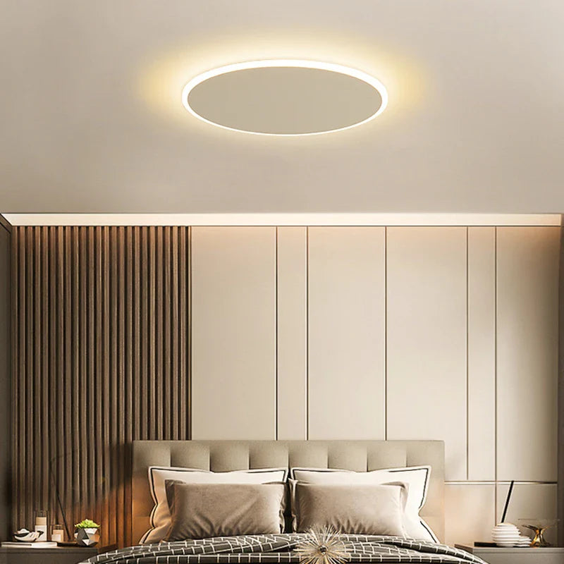 Afralia™ Modern Minimalist Ceiling Light with Remote Control for Living Room Dining Room