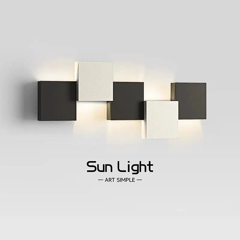 Afralia™ Nordic LED Wall Lamp - Simple Modern Living Room Bedroom Corridor Staircase Light