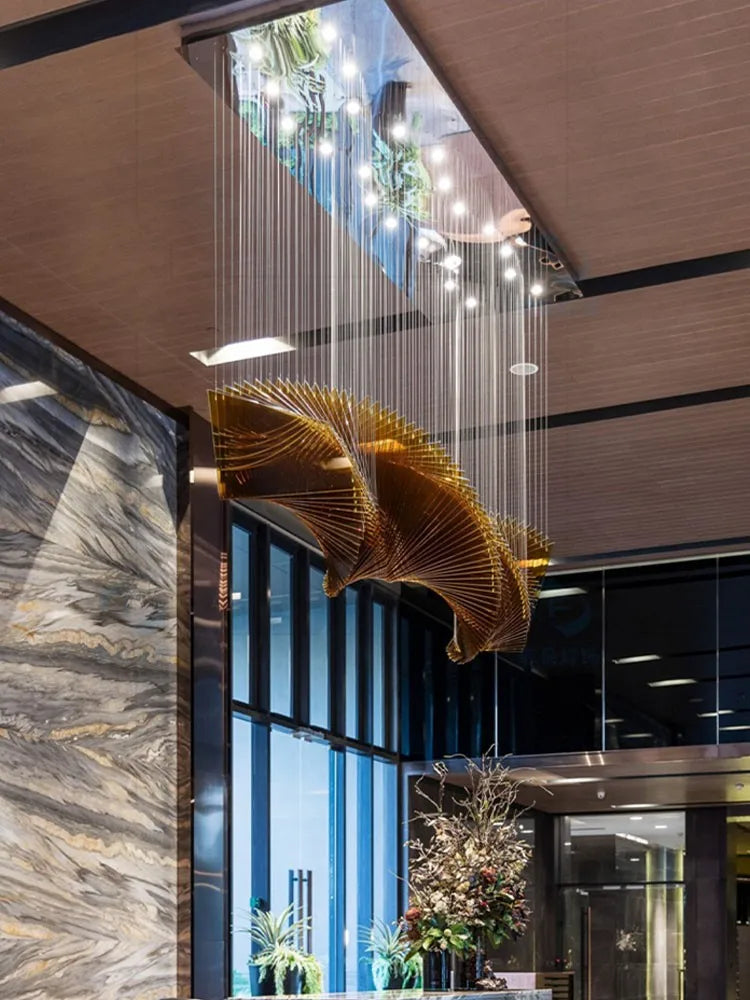 Afralia™ Designer Chandelier for Dining, Bar, & Hotel Lobby