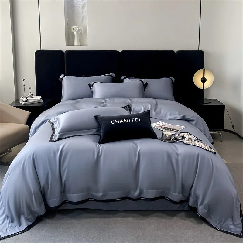 Afralia™ Svetanya 60S Lyocell Bed Linens Set - Twin Queen King Size