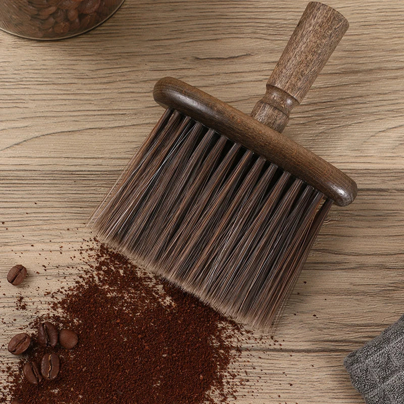 Wooden Coffee Brush Kit for Barista Cleaning - Afralia™ Coffeeware Essentials