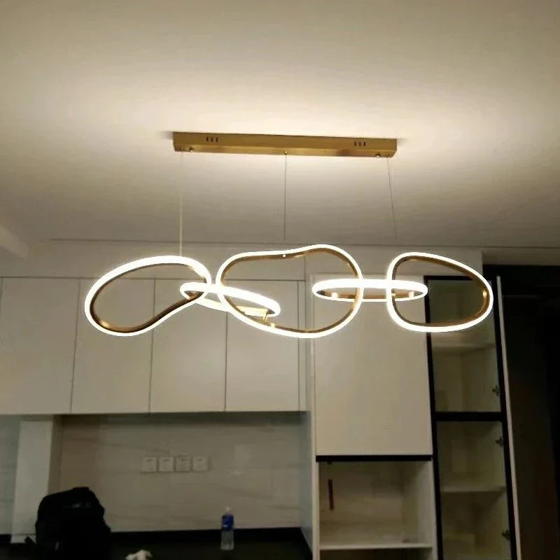 Afralia™ Minimalist Chandelier Lighting for Dining Room & Restaurant Décor