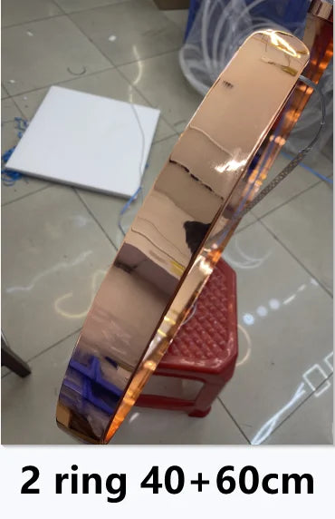 Afralia™ Nordic Ring LED Pendant Chandelier for Home Living Dining Kitchen Lighting