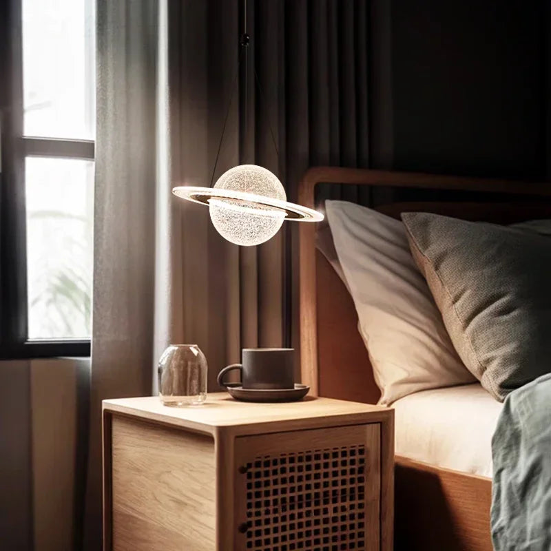 Afralia™ Nordic LED Acrylic Globe Chandelier for Modern Minimalist Room Decor