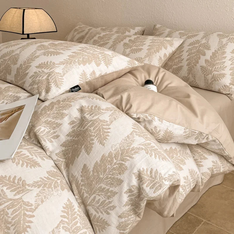 Afralia™ Cotton Three-Layer 3Pcs Bedding Set - Soft, Breathable, and Comfortable