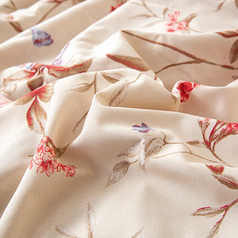 Afralia™ Floral Print Bedding Set - Cozy & Vibrant Quilt Set for Home, Bedroom, Dorm