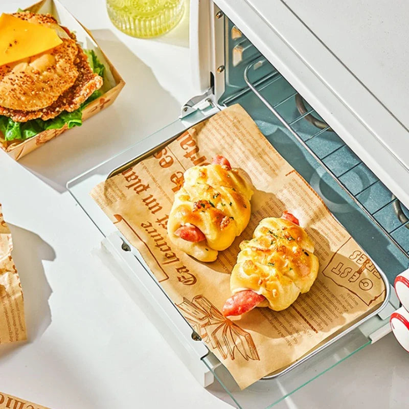 Afralia™ Grease-Resistant Baking Paper for Air Fryers and Wrapping Food