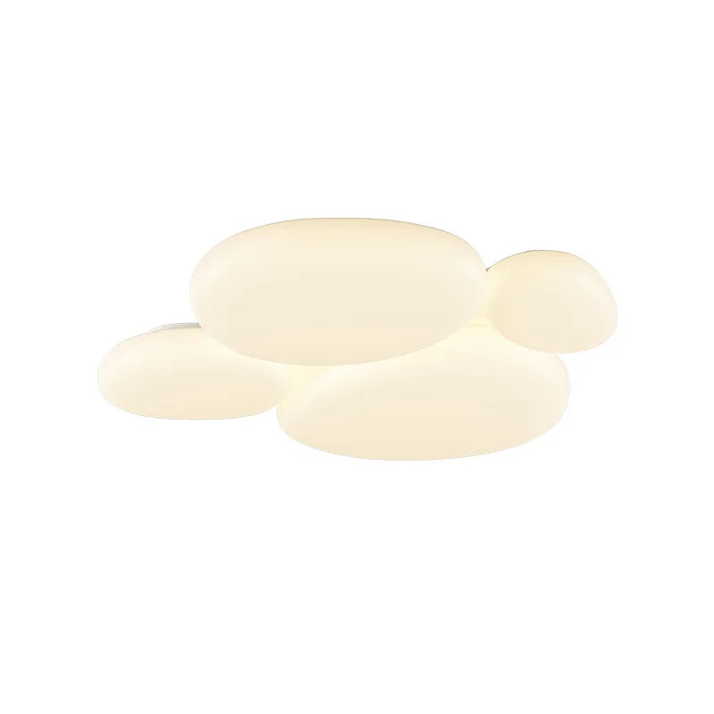 Afralia™ Nordic Cream LED Ceiling Lamp - Modern, Minimalist for Living Room, Bedroom, Restaurant
