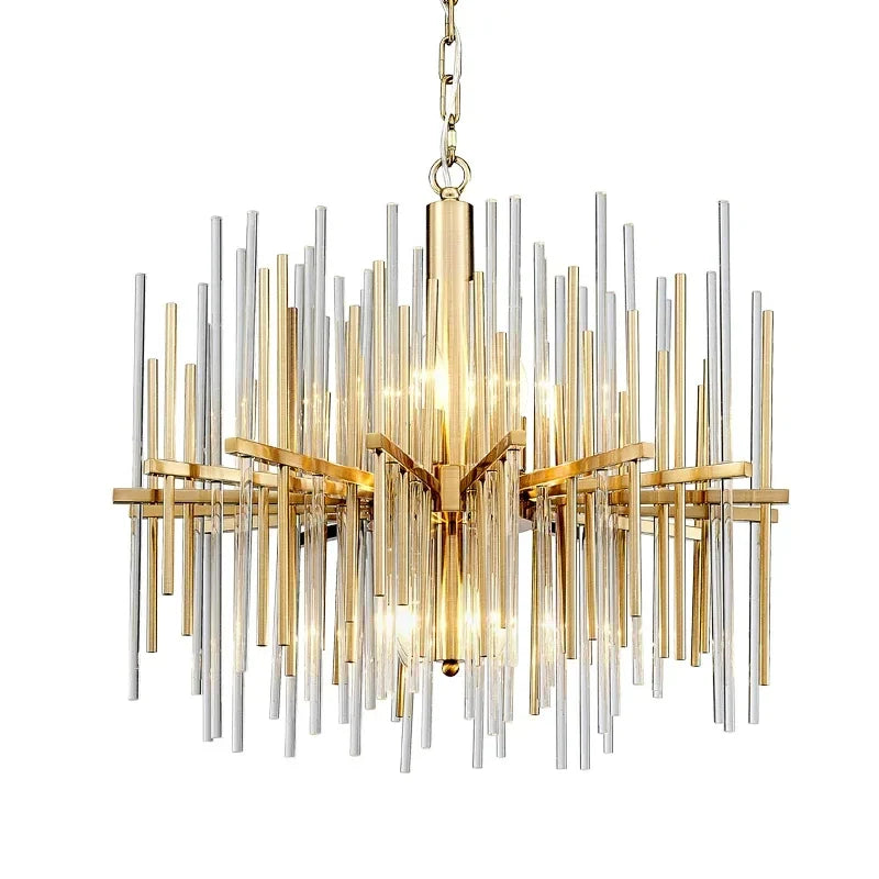 Afralia™ Modern LED Crystal Chandelier Pendant Light for Luxury Home Decor & Indoor Lighting