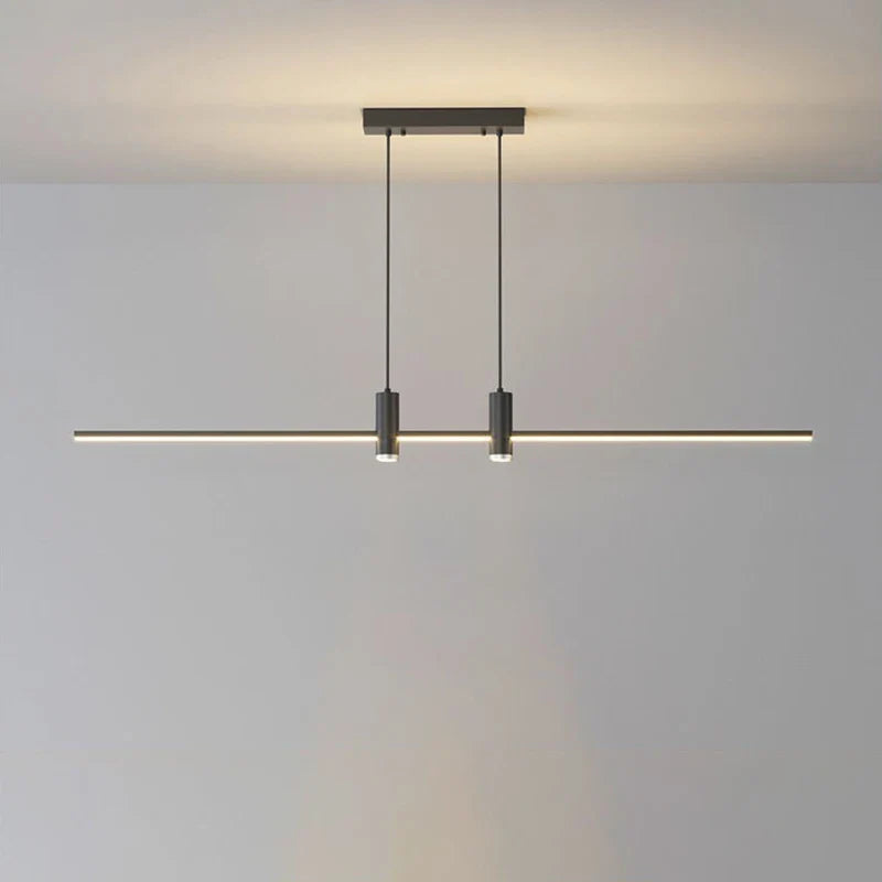 Afralia™ Modern Metal LED Pendant Chandelier for Kitchen Dining Room