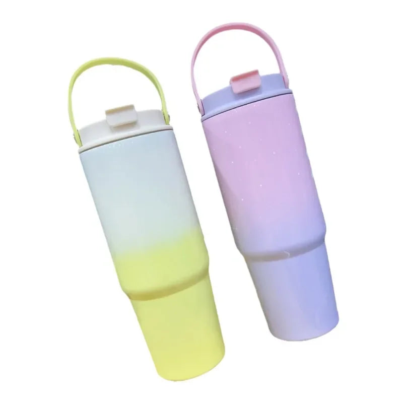 Afralia™ Stainless Steel Insulated Thermal Coffee Cup Water Bottle Mug Thermos Tumbler
