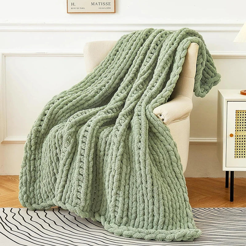 Afralia™ Cozy Autumn Fleece Blanket | Double-Sided Warm Flannel | Durable & Soft