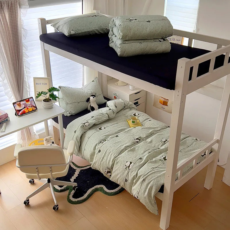 Afralia™ Cartoon Printed Bedding Sets: Super-Soft, Skin Friendly, Summer Bed Sheet, Duvet Cover, Pillowcases