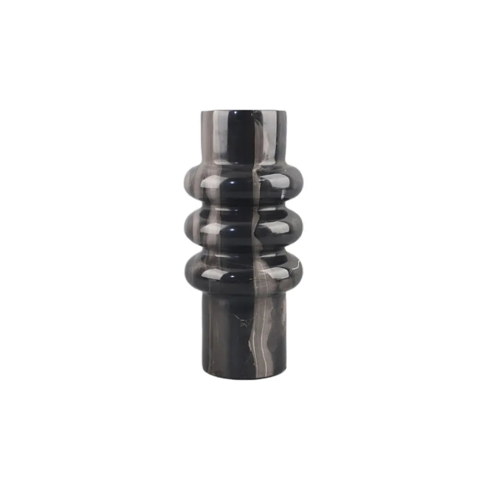 Afralia™ Marble Vase: Modern Wabi-Sabi Home Décor Piece for Living Room, Dining Room & Study