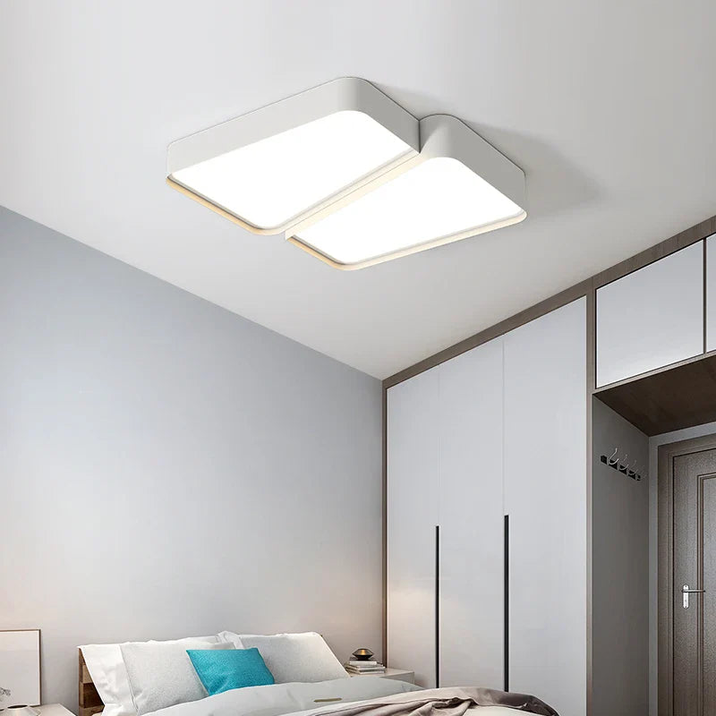 Afralia™ White Painted Chandeliers for Bedroom & Kitchen Indoor Lighting Fixture Luminaria